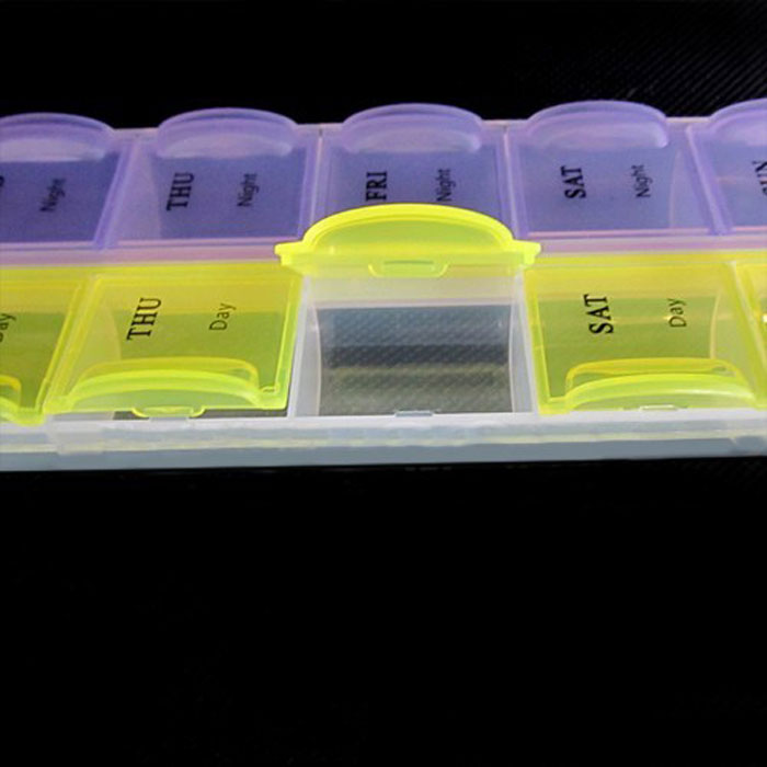 Week Pill Box Organizer 14 Days