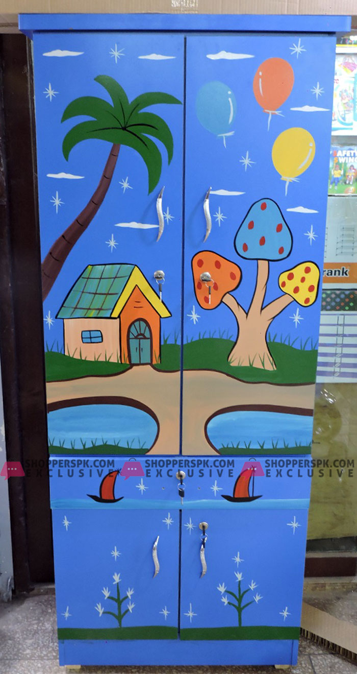 Wooden Kids Wardrobe Only Karachi Delivery