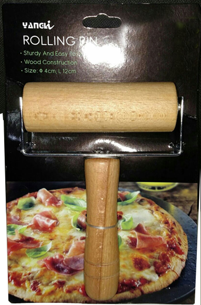 Yangli Wooden Pastry Pizza Roller Pin Non Stick Rolling Pin For Baking