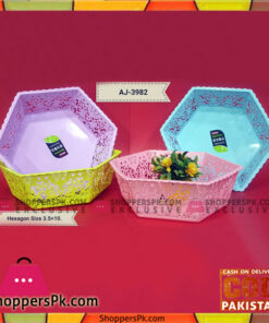 1 Pcs Plastic Fruit Basket 3.5 x 10 Inch