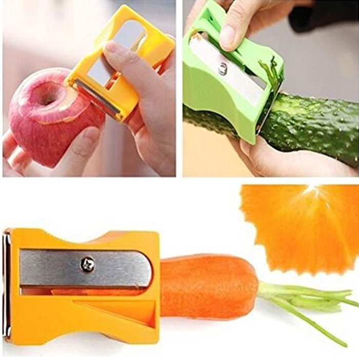 1Pcs Carrot Sharpener Peeler Kitchen Tool Vegetable Fruit Curl Slicer 10 1Pcs Carrot Sharpener Peeler Kitchen Tool Vegetable Fruit Curl Slicer