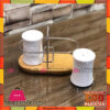 2Pcs Salt &Amp; Peper Set With Stand 2 2Pcs Salt &Amp; Peper Set With Stand