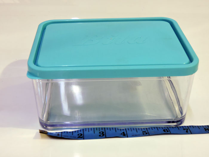 Beta 3Pcs Aclayric Plastic Food Container Set