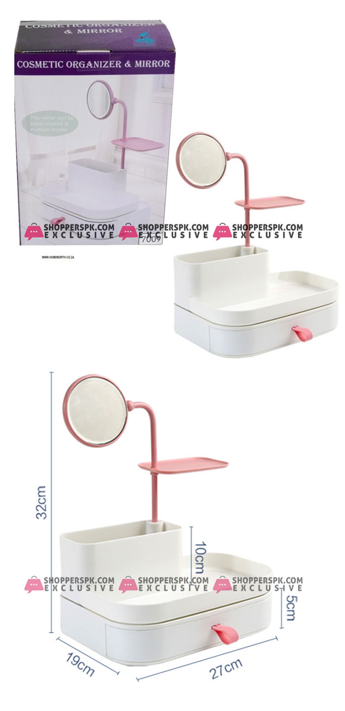 Cosmetic Organizer And Mirror 7009 5 Cosmetic Organizer And Mirror 7009