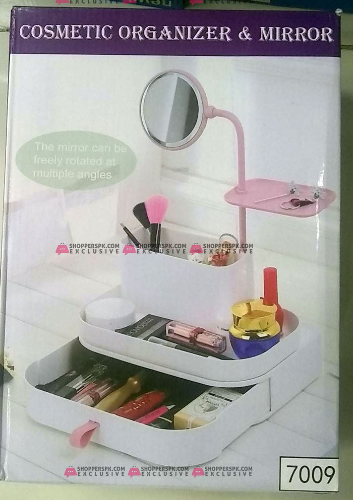 Cosmetic Organizer And Mirror 7009 6 Cosmetic Organizer And Mirror 7009