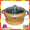Crown Price Glass Top Wooden Color Hotpot Xxl 5000Ml