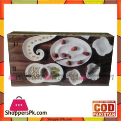 Decetime Dinner Set 9pcs Enjoy Good Life