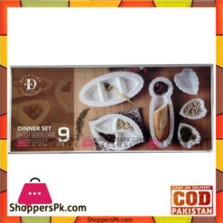 Decetime Dinner Set 9pcs Enjoy Good Life