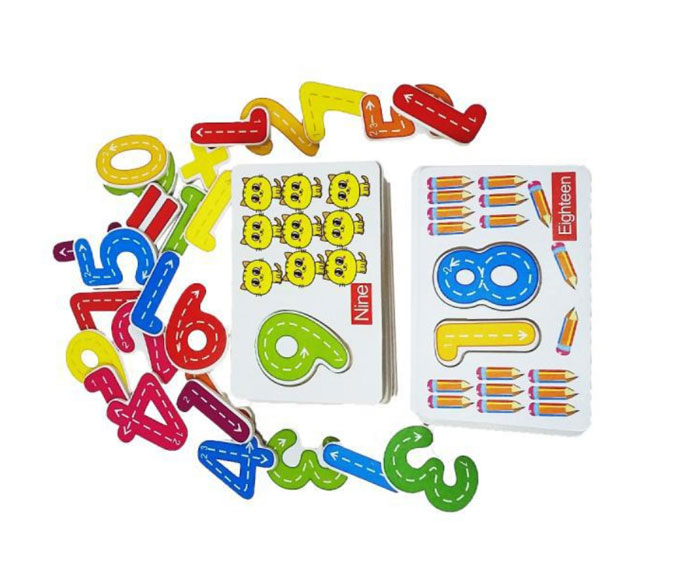 Early Education Wooden Card Game