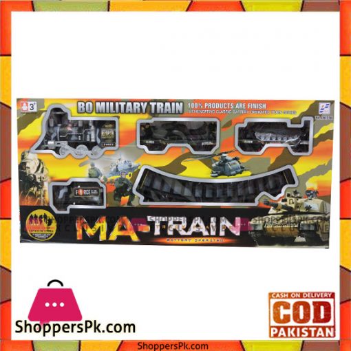 Electric Toy Train Military Mission Real Smoke And Sound
