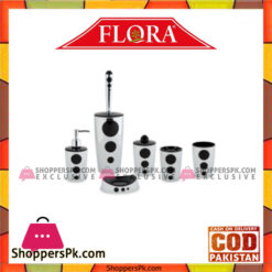 Flosoft Punto Chrome Bathroom Set 6Pcs