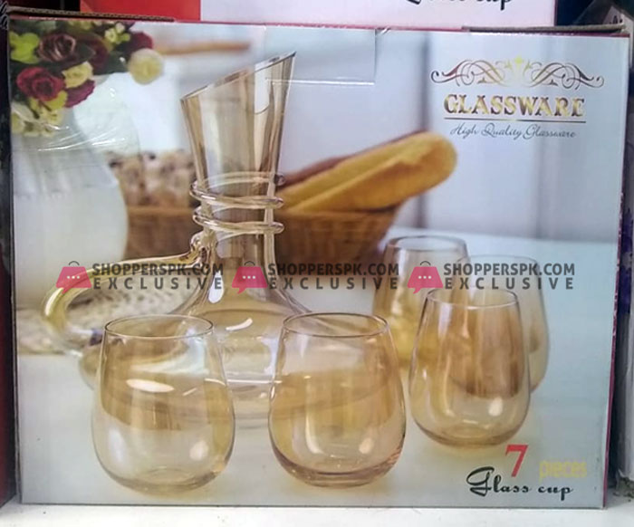 Glassware High Quality Water Set 7 Pieces 4 Glassware High Quality Water Set 7 Pieces