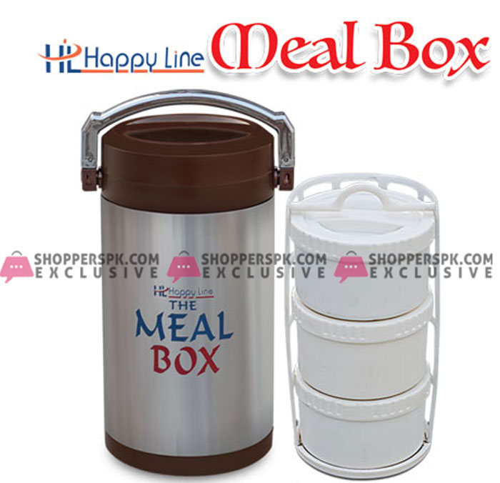 Happy Line Meal Box Stainless Steel Large