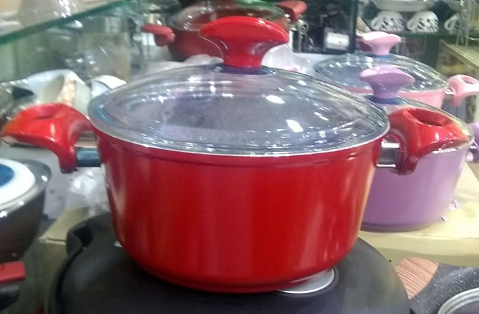 High Quality Falez Granitec Cookware Set 9 Piece