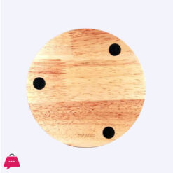 Home Classics Tissue Holder Stainless Steel With Wood Base