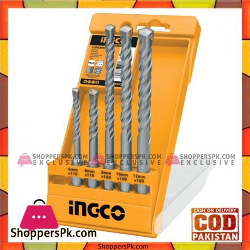INGCO SDS Plus Hammer Drill Bits Set - AKD2052