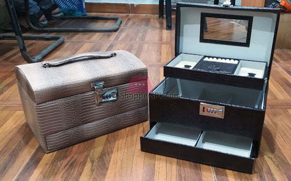 Jewelry Box Mid Century Modern Vintage Large