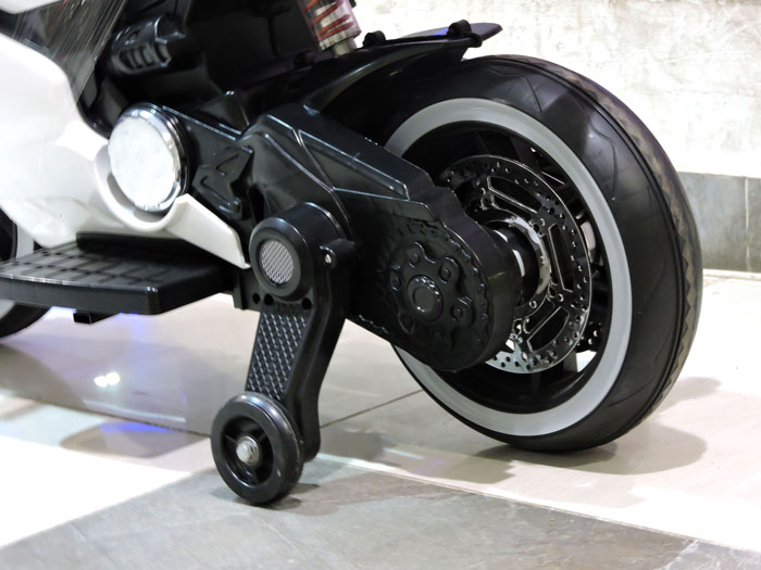 Hollicy Ride On Battery Bike For Kid Foot Race Lighting Wheel