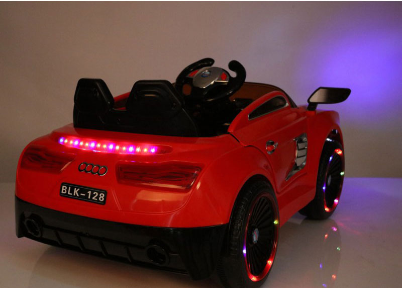 Kids Ride On Electric Car Audi Rs5 Design With Lighting Wheel - Blk-128