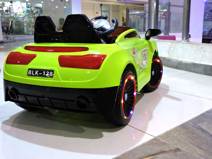 Kids Ride On Electric Car Audi Rs5 Design With Lighting Wheel - Blk-128