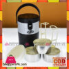 Mega Lunch Carrier Tiffin 3 Stainless Steel Bowls With Salad Separator