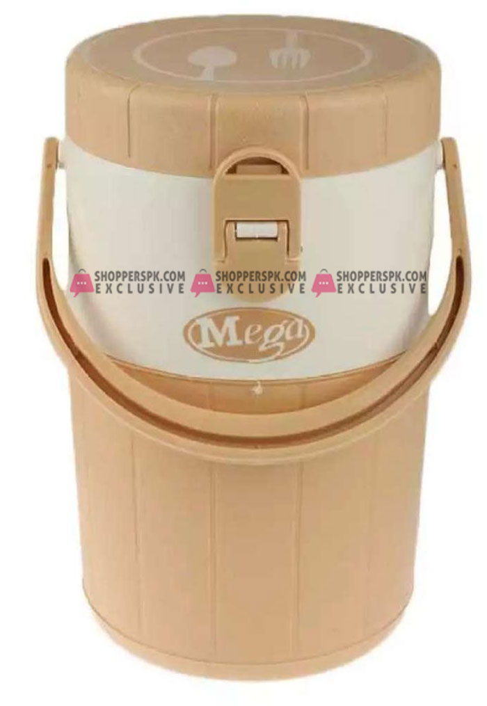 Mega Lunch Carrier Tiffin 3 Stainless Steel Bowls With Salad Separator