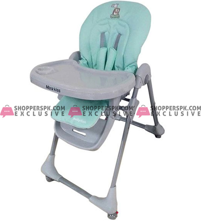 Morekiss Baby Feeding High Chair With Wheel