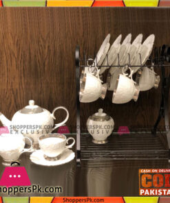 New Design Ceramic 16 pcs Tea Set with Stand