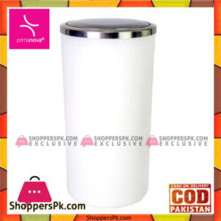 Primanova Lenox Dustbin With Swing Cap 35 Liter White Turkey Made M-E48-01