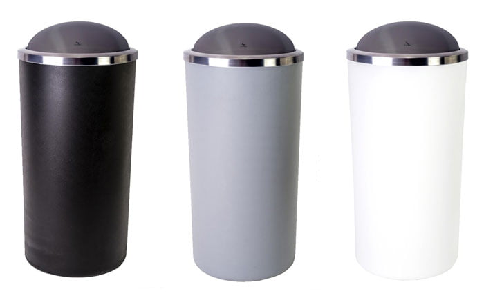 Primanova Lenox Dustbin With Swing Cap 35 Liter White Turkey Made M-E48-01