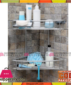 Primanova Paloma Aluminum Bathroom 2 Shelves Tukey Made M-N31-30