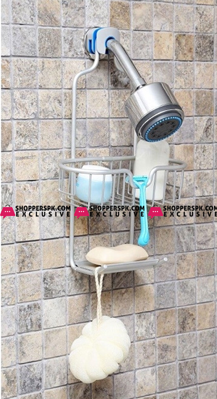 Primanova Paloma Aluminum Shower Basket Single Turkey Made M-N25-30