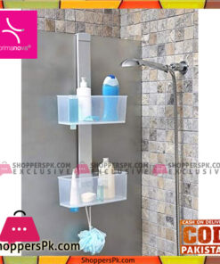 Primanova XL Shower Caddy Shelf Transparent With PP Material Turkey Made M-N34-16