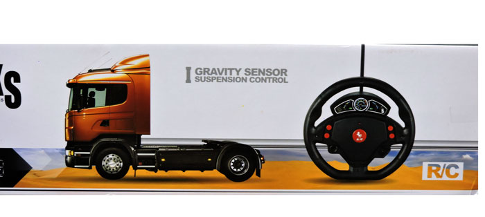 Rc Construction Toy Trucks With Light -9060