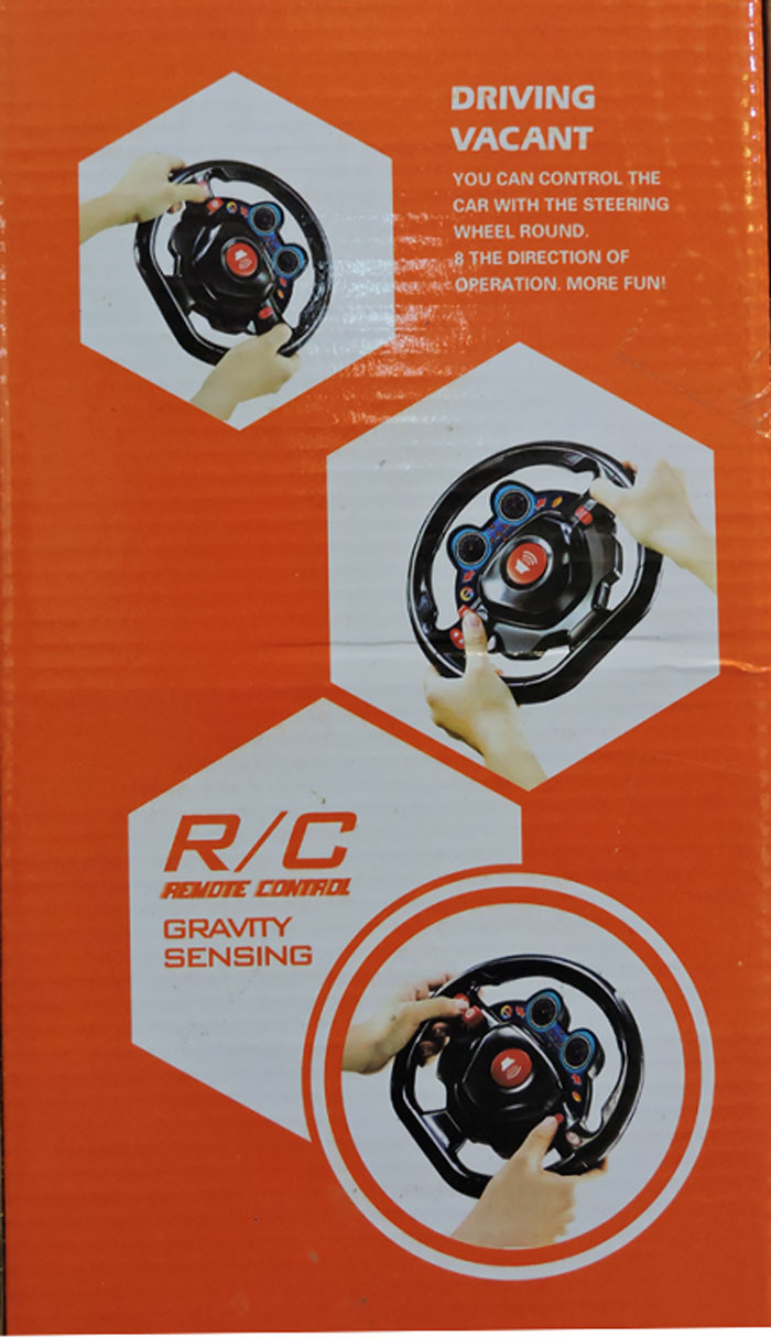 Round Gravity Sensing Remote Control Car - 6012