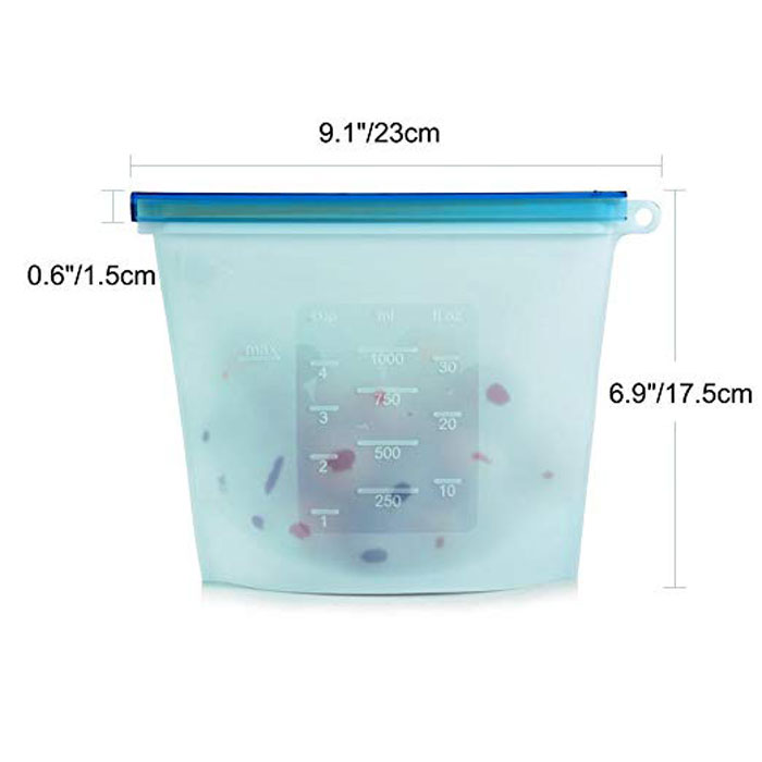 Silicone Food Storage Bag 500 Ml 1 - Pcs