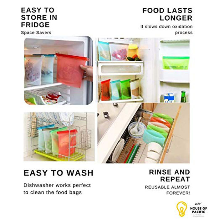 Silicone Food Storage Bag 500 Ml 1 - Pcs