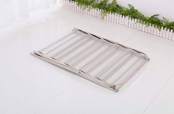 High Quality Stainless Steel Easy Folding Shoe Rack 4 Layer