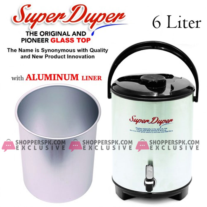 Super Duper Aluminium Water Cooler 6 Liter