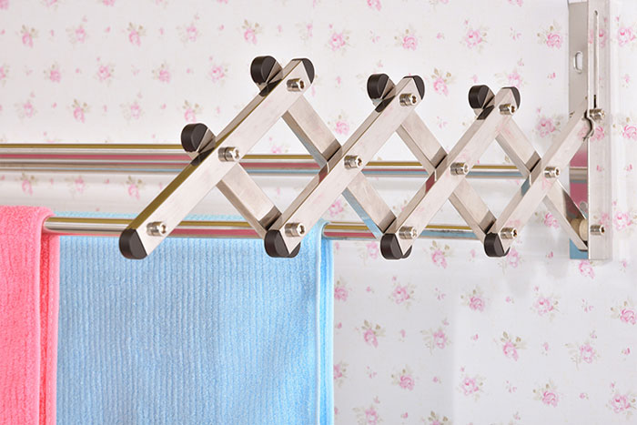 Wall Mounted Clothes Drying Rack Cloth Stand