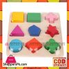 Wooden Fraction Shape Puzzle Toy For Montessori Early learning