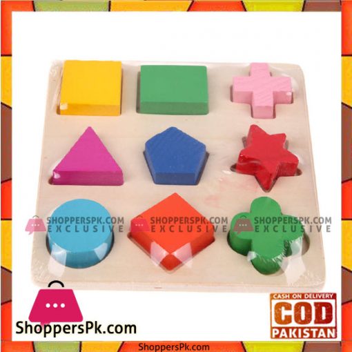 Wooden Fraction Shape Puzzle Toy For Montessori Early learning