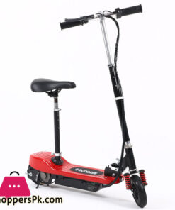 24V Kids E Scooter With Seat Ride on Folding Electric Bike Children Height Adjustable Rechargeable Battery