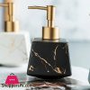 260Ml Bathroom Luxury Ceramic Marble Soap Dispenser Shower Gel Shampoo Bottle Square Lotion Press Bottle