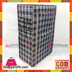 5 layer Linen Collapsible Wardrobe  (Finish Color - Multicolor) 5688