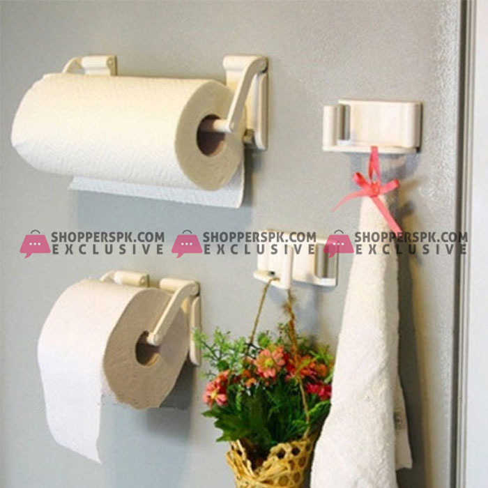 Adjustable Magnetic Tissue Roll Holder 1 Pair