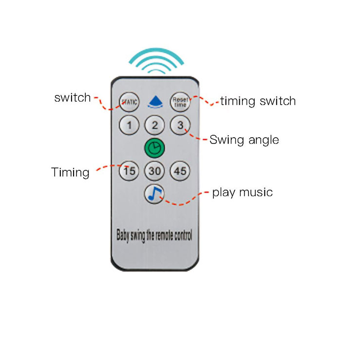 Baby Indoor Swing Infant Electric Intelligent Remote Control Swing Rocking Chair Cradle Newborn Comfort Chair Shaker