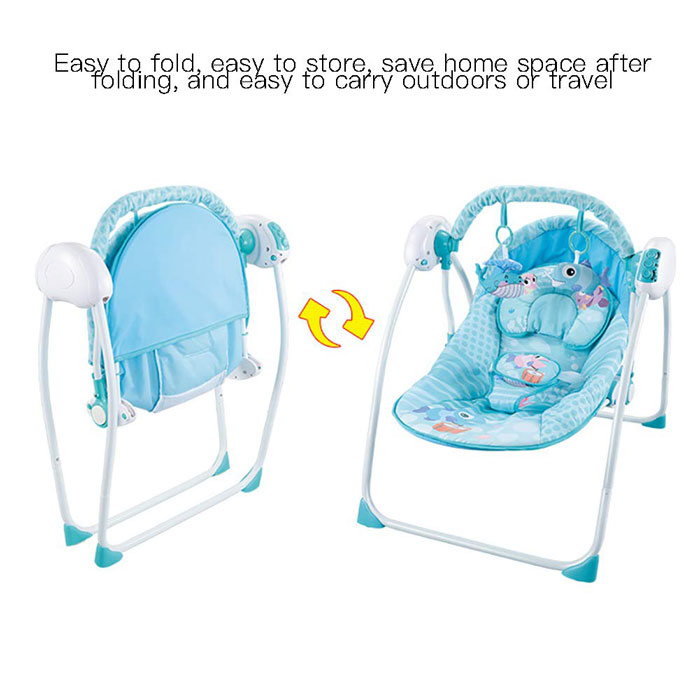 Baby Indoor Swing Infant Electric Intelligent Remote Control Swing Rocking Chair Cradle Newborn Comfort Chair Shaker