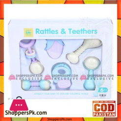 Baby Rattle and Teether 6 Pcs