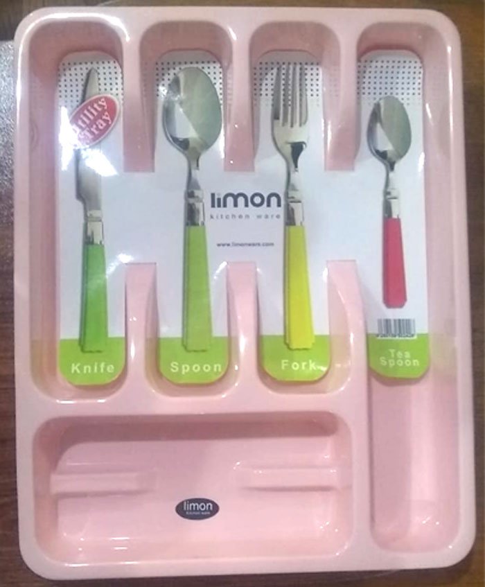 Basic Plastic Cutlery Tray 35X27.5Cm